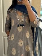 Taraash, Taraash by briha, Suit Set, Dupatta Set