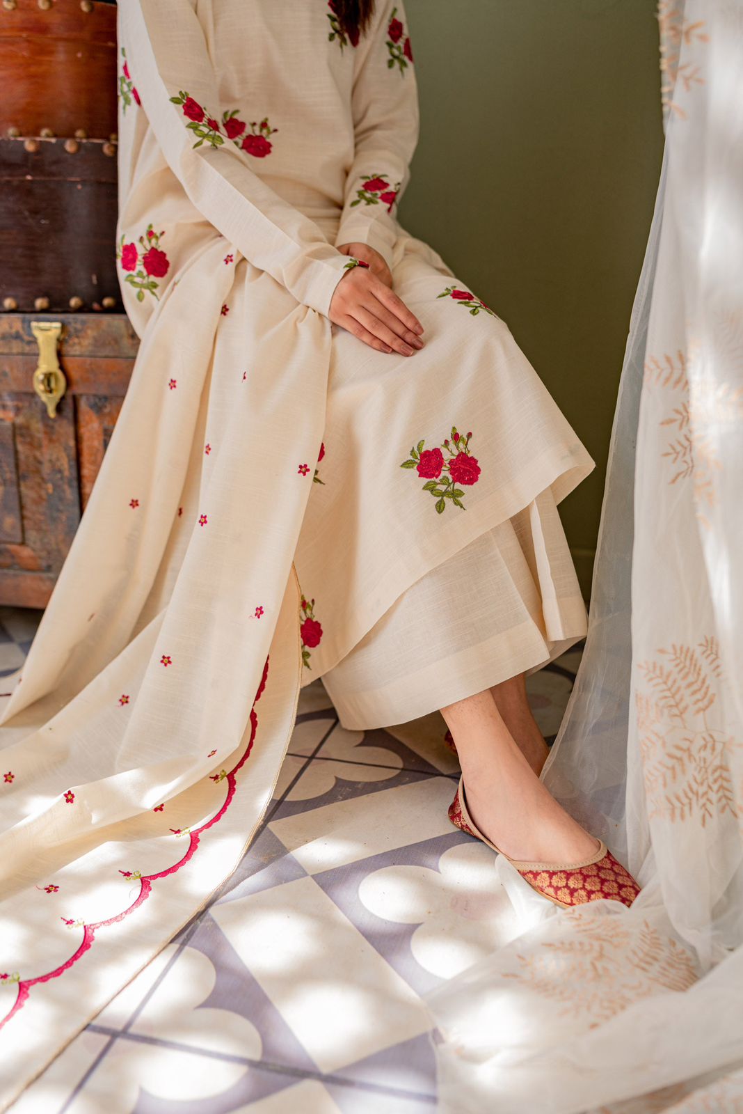 Taraash, Taraash by briha, Suit Set, Dupatta Set