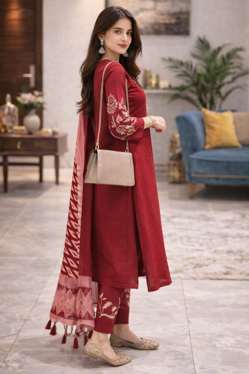 Taraash, Taraash by briha, Suit Set, Dupatta Set