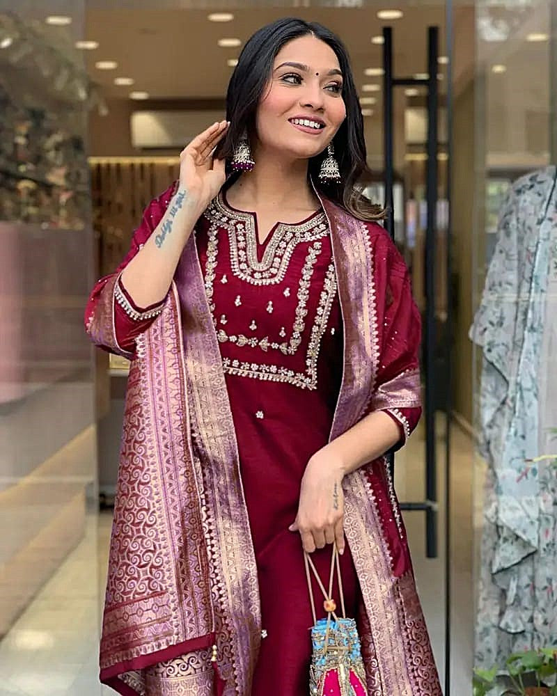 Taraash, Taraash by briha, Suit Set, Dupatta Set